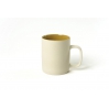 Cup L - Cer Cyl - 350ml - Clay grey/mustard