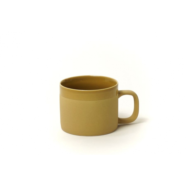 Cup M -cer cyl - 200ml - band mustard