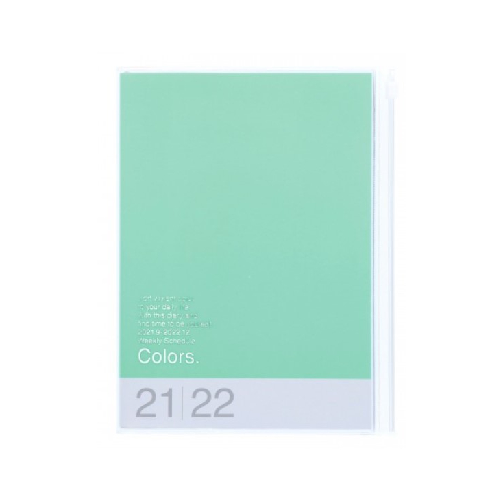 Agenda Colors A6 2021-2022 - Mint