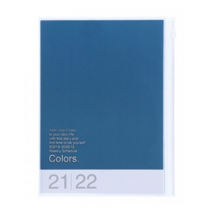 Agenda Colors A6 2021-2022 - Blue