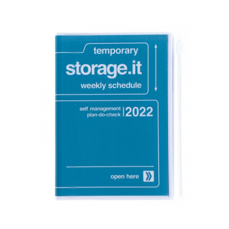 Agenda Storage A6 2021-2022 - Blue