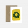 Carte postale avec enveloppe - Christmas Wreath