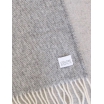Wool blanket - Pick stitch - granite