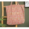 Tote Bag - La vie est belle - Lili - Vieux rose 