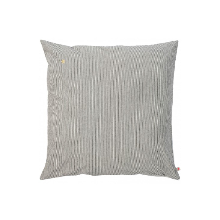 Cushion cover  - 80x80 cm - Finette Caviar