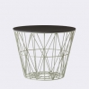 Wire basket medium 50 x 40 cm - dusty green