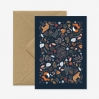 Carte A6 avec enveloppe - Fox and Bears