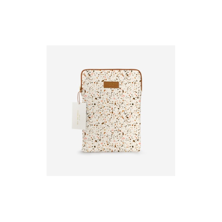 Pochette laptop - 13' - Terrazzo Cognac