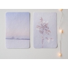 Carte Neige Pastel