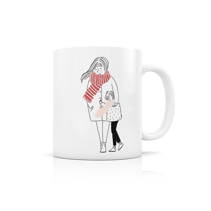 Mug My Lovely Thing - mère fille écharpe