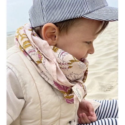 Foulard Dheli - Cerisier