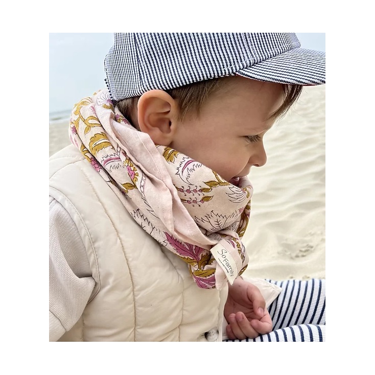 Foulard Dheli - Cerisier