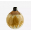 Petit vase boule jaune