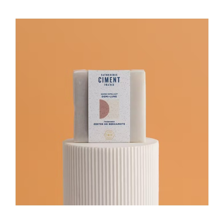 Savon de Gommage - DEMI-LUNE - zeste de bergamotte