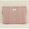 Pochette Ordinateur - Vichy Brique