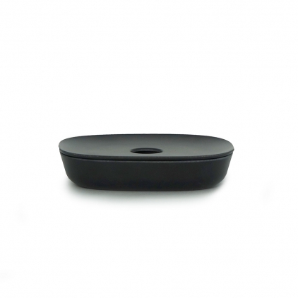 Biobu bano soap dish black