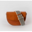 Sac Ava - Cognac Checkered Cassic Leather