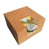 Bougie "Je t'aime maman" - Fleur de coton
