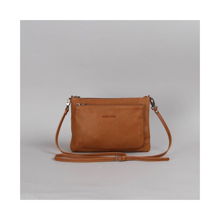 Manon - sac cuir vachette miel nubuck