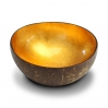 Bol en noix de coco - Gold Metallic Leaf
