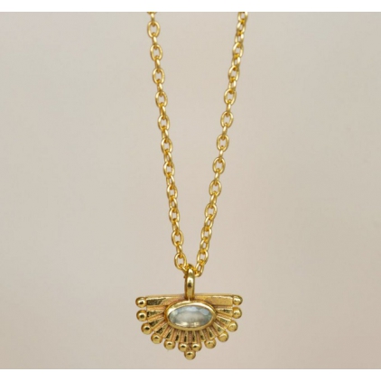 Collier Anise semi-circle prenite g.pl 3373-GB-26