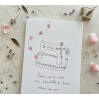 Carte Postale Double - Coudre