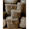 Panier de rangement tressé marocain - petit modèle