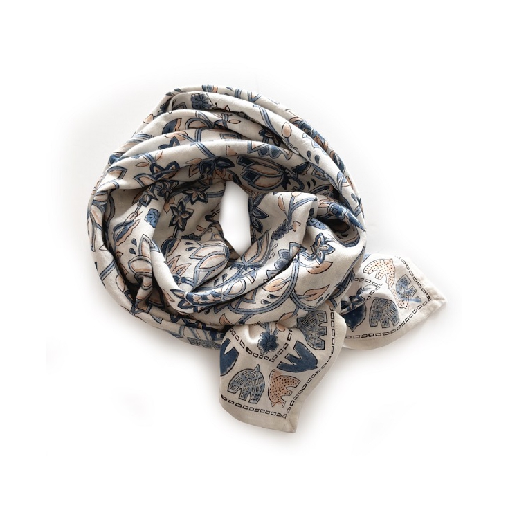 BIG Foulard Latika - Paloma - Ecru Lumineux