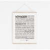 Affiche Voyager A4