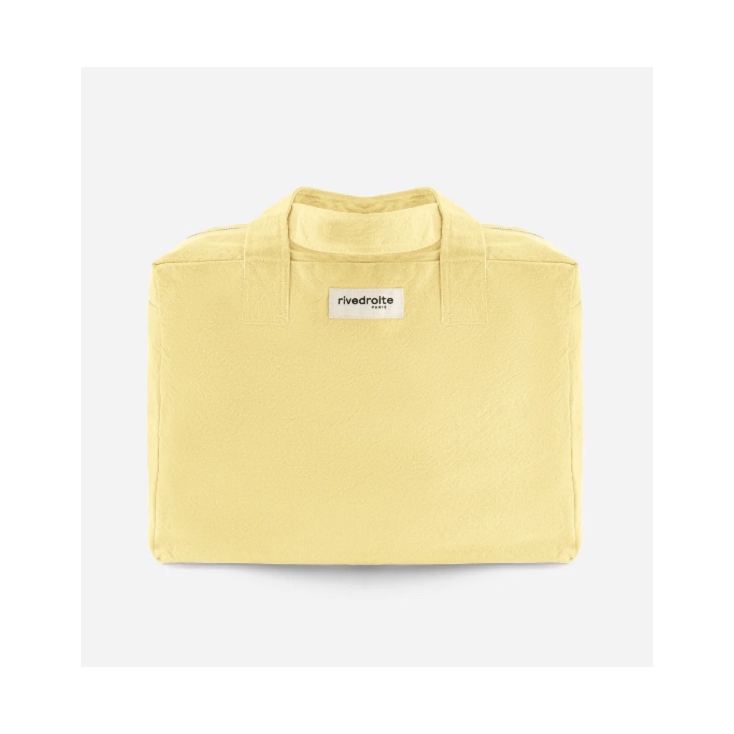 Célestins - The 24h bag en coton recyclé- Yellow here comes the sun