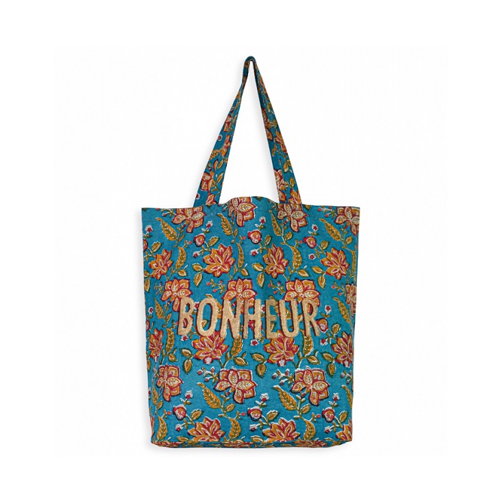 Tote Bag - Bonheur - Rang - Bleu