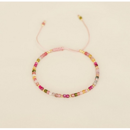 Bracelet tourmaline and ruby combo gem g.pl. - 22015-MG-11