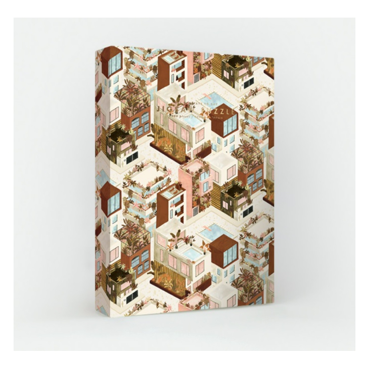 Puzzle 1000pces - City Terracotta