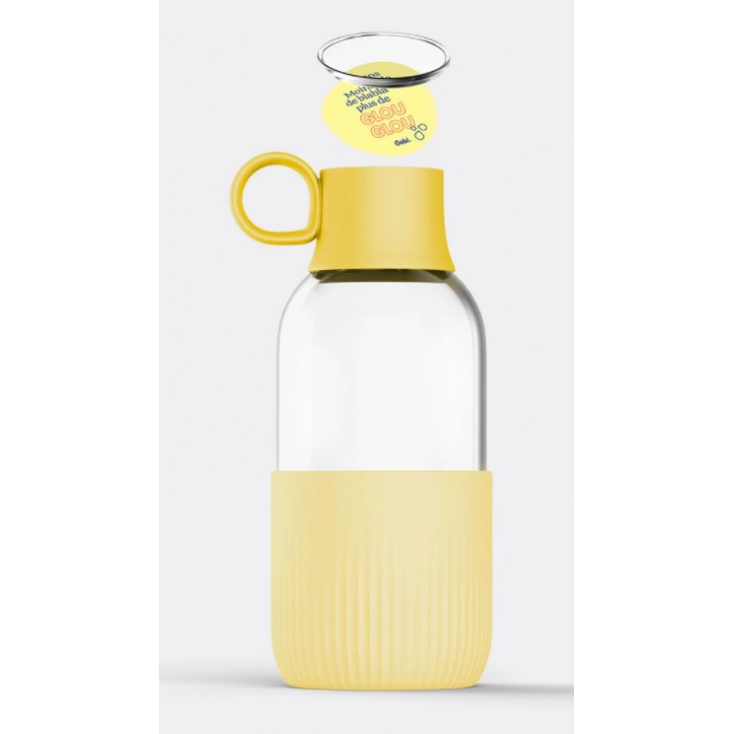 Gourde en verre - Gobi - Indoor - Jaune - 500ml