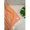 Wool blanket - Herringbone - Terracotta