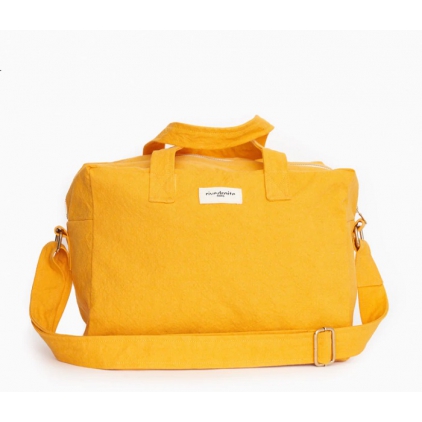 Sauval le city bag en coton recyclé - Iconic Yellow