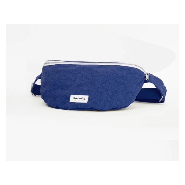 Sac Banane Custine Bleu nuit Rose Avril