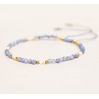 Bracelet combo tanzanite et perle bijou g.pl. 22003-MG-20