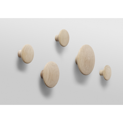 patères The dots – set de 5 pièces OAK