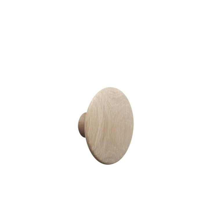 patère The dots – 1 pièce M oak - Ø 13 cm