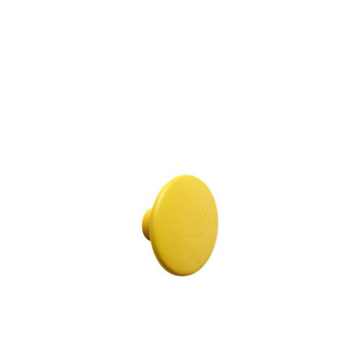 patère The dots – 1 pièce M yellow - Ø 13 cm