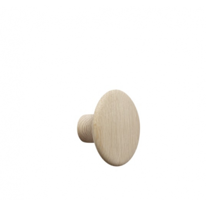patère The dots – 1 pièce S oak - Ø 9 cm