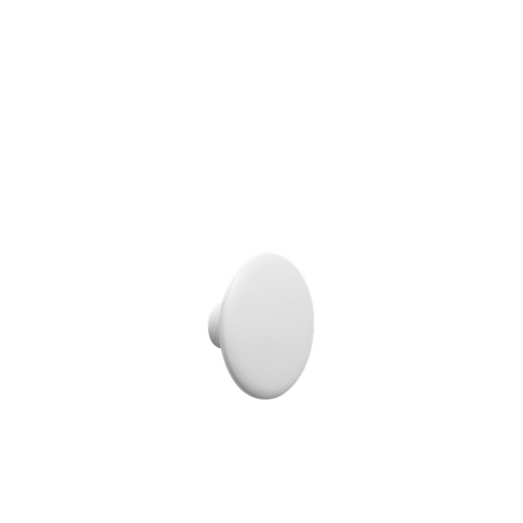 Patère The dots - 1 pièce M white - Ø 13 cm
