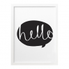 A3 Print Hello speech