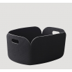 Panier feutre Restore black melange