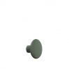 patère The dots – 1 pièce S dusty green - Ø 9 cm