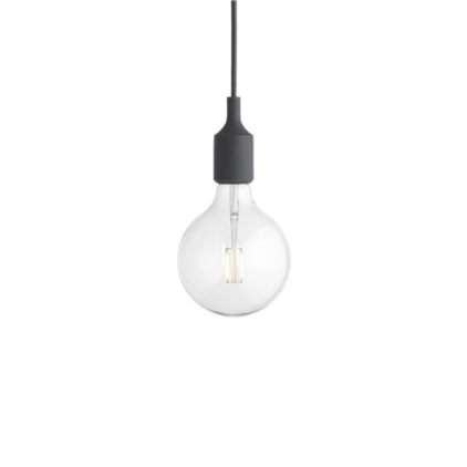 E27 socket lamp LED - dark grey