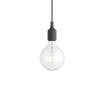 E27 socket lamp LED - dark grey