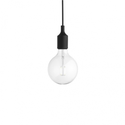 E27 socket lamp LED - black