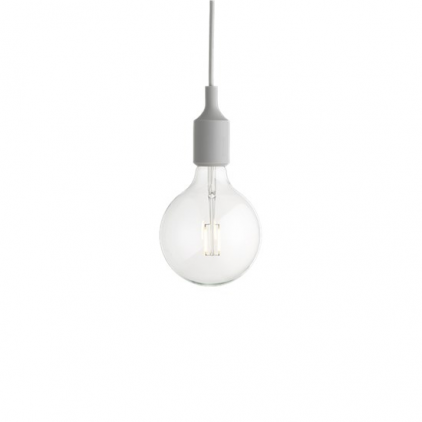 E27 socket lamp LED - light grey